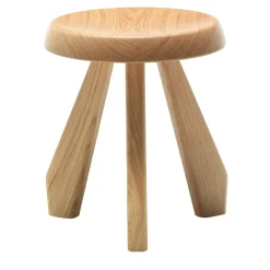 Tabouret Méribel di Charlotte Perriand - Rovere naturale