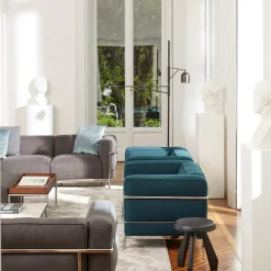 Tabouret Méribel di Charlotte Perriand - Rovere nero