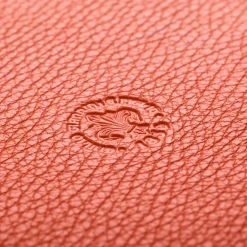 Taccuino in pelle arancione
