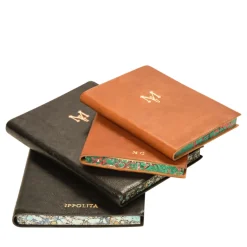 Taccuino in pelle nera Lily