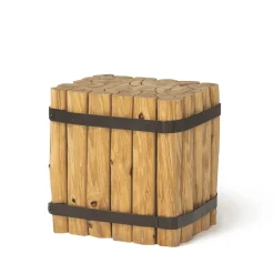 Taglialegna Comodino in legno e ferro