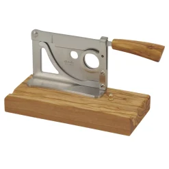 Tagliasigari da tavolo in legno d'ulivo