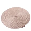 Tappetino da tavolo in corda arrotolata beige