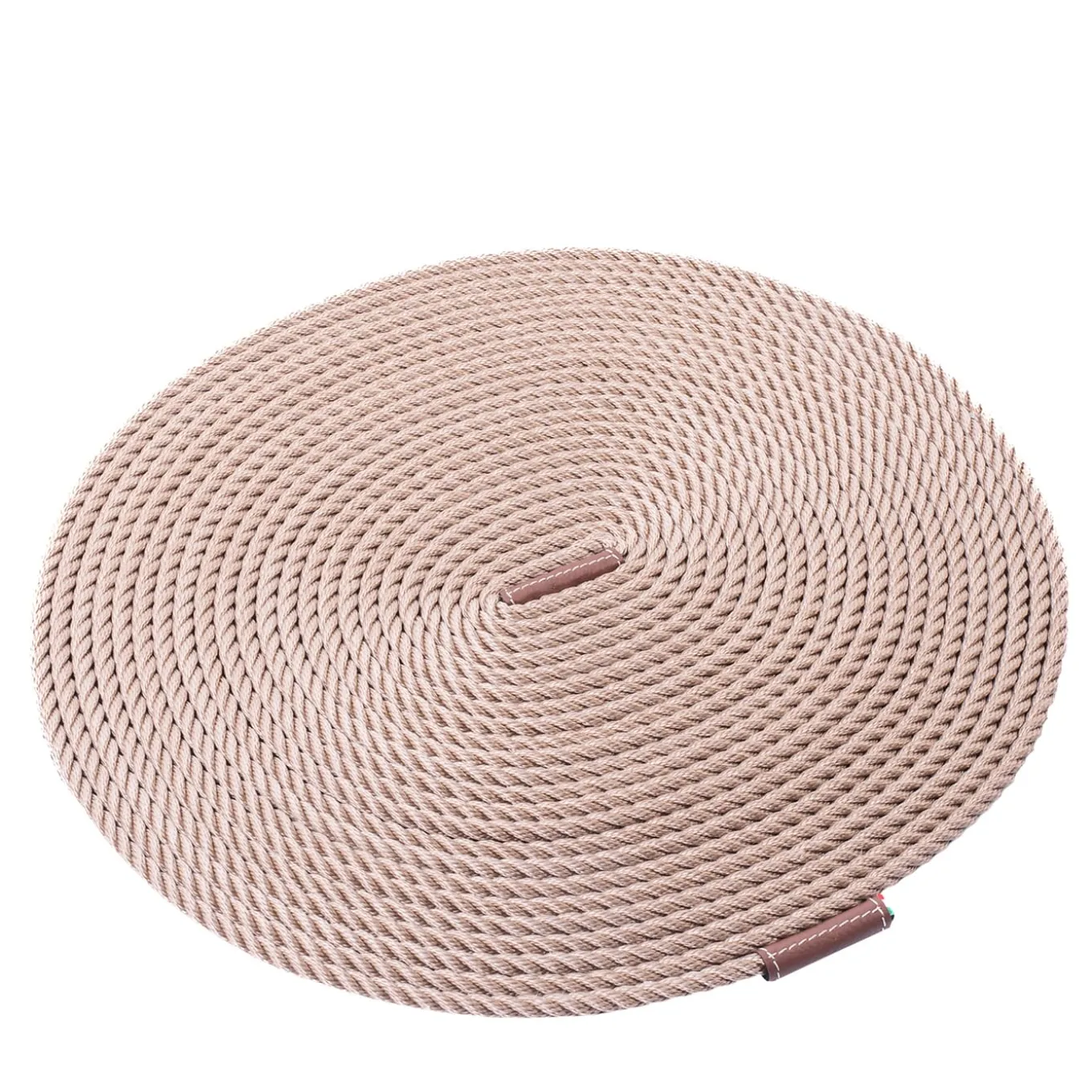 Tappetino da tavolo in corda arrotolata beige