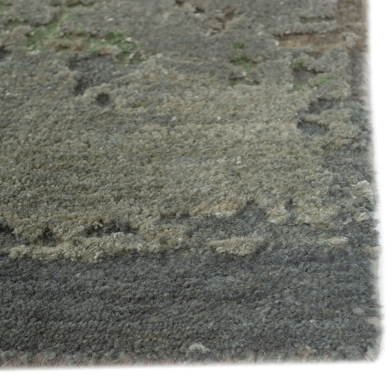 Tappeto Annodato A Mano Blue Blush & Mineral Shadow