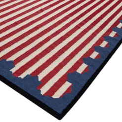 Tappeto Aprezo Garnet Undyed White Dhurrie