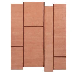 Tappeto Campiture Rose e Brown di Elisa Ossino