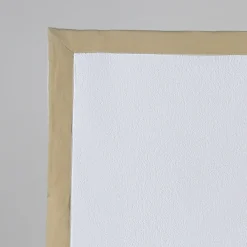 Tappeto da bagno Kanapa giallo morbido e bianco