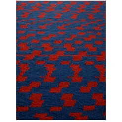 Tappeto Fuoritempo Kilim viola di Paolo Giordano e Nicole Jeanneret