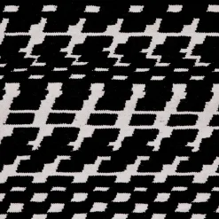 Tappeto Fuoritempo Kilim bianco e nero di Paolo Giordano e Nicole Jeanneret