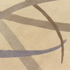 Tappeto grigio Lettera Disegnata di Gio Ponti