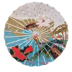 Tappeto Ike in lana intrecciata