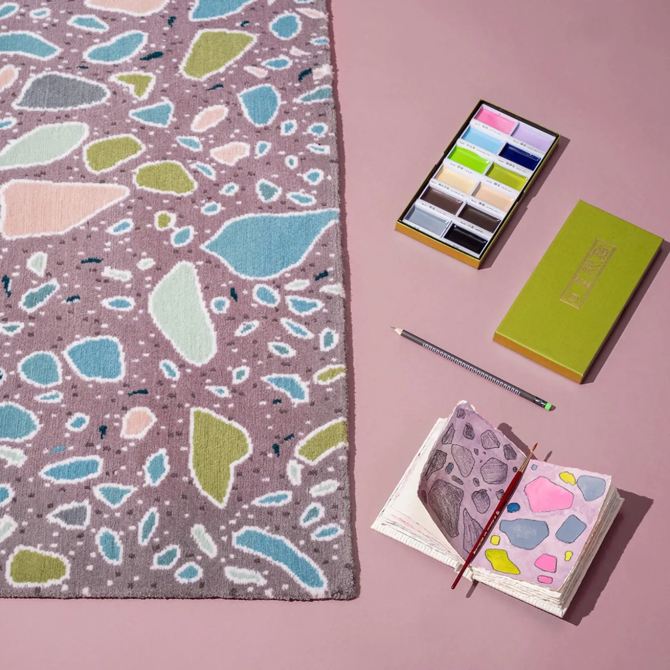 Tappeto in lana fatto a mano Piazza Armerina Terrazzo