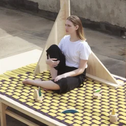 Tappeto in lana Ludusludus di Emilio S.Leo e Studiocharlie