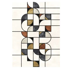 Tappeto Monoscopio Gamma Bigfruit Polychrome di Dainelli Studio