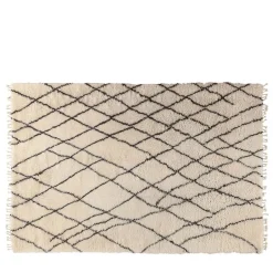 Tappeto Moroccan Touch MT04 Avorio e grigio scuro