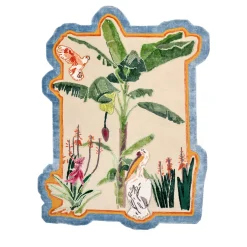 Tappeto Paradiso di ispirazione tropicale di Istituto Marangoni