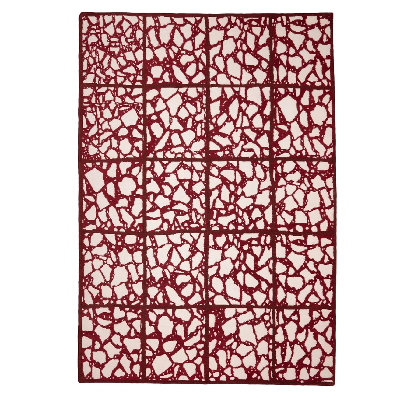 Tappeto Ravenna Terrazzo in lana lavorato a mano