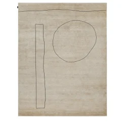 Tappeto Ritagli Beige di Elisa Ossino