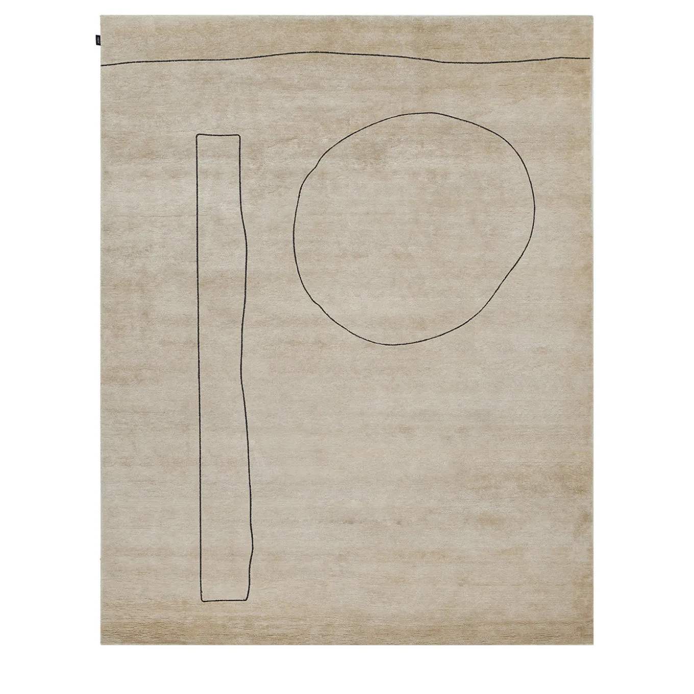 Tappeto Ritagli Beige di Elisa Ossino