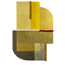 Tappeto Selce #1 Marcasite Yellow di Studio Salaris