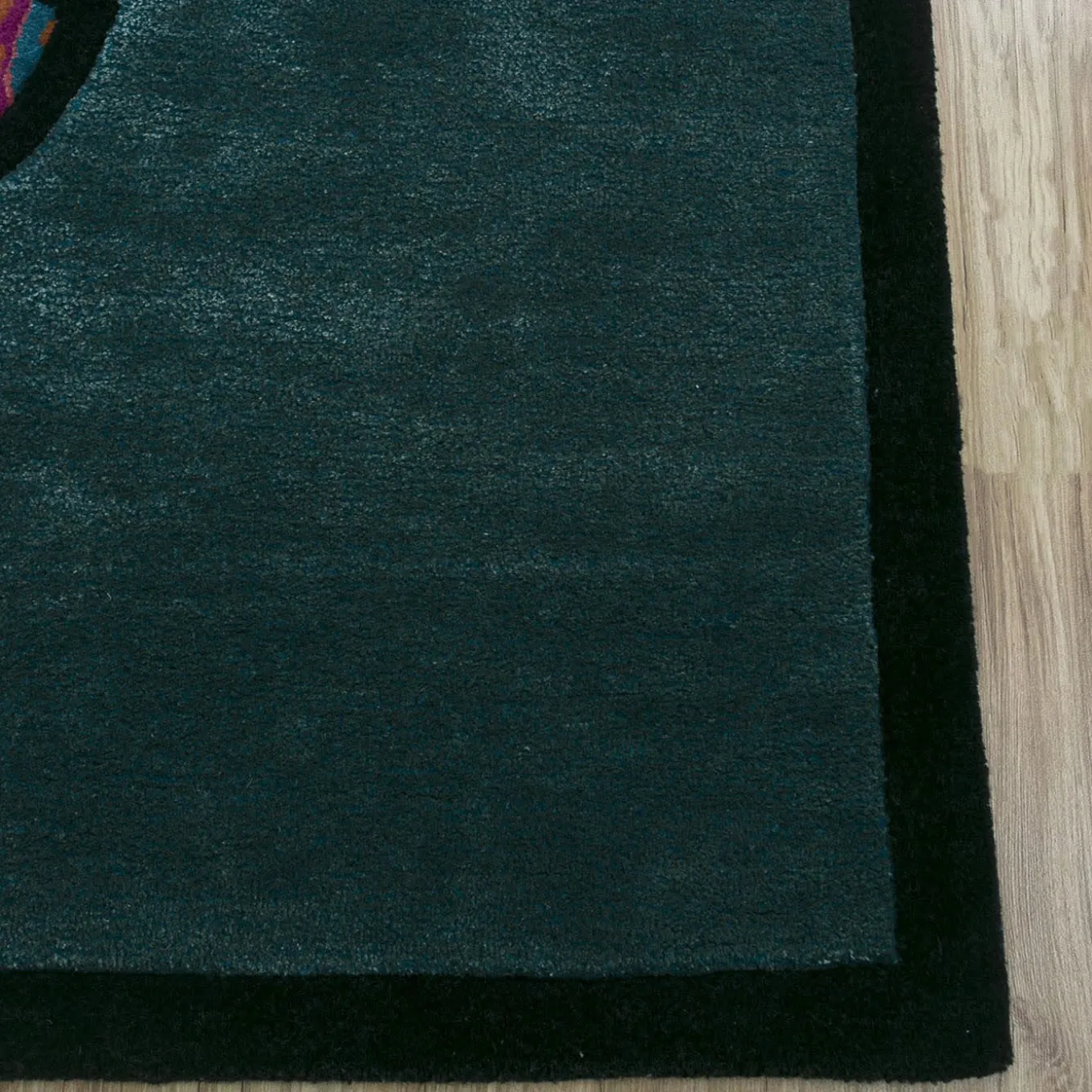 Tappeto trapuntato a mano verde cacciatore Concoction