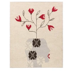 Tappeto Viso e Rami di Anna Godeassi