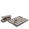 Tavola da backgammon in marmo Eramosa Brown Ettore