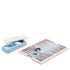 Tavola da Backgammon in marmo Ettore Travertino