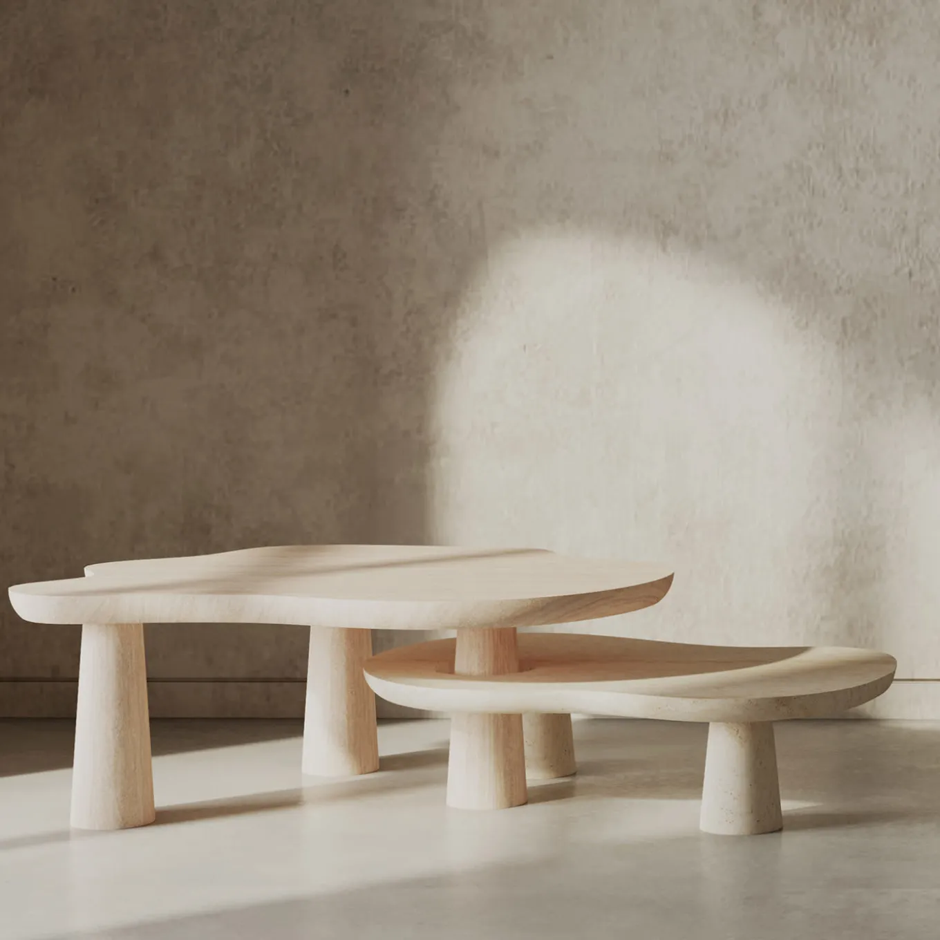 Tavolini da salotto in marmo Panarea