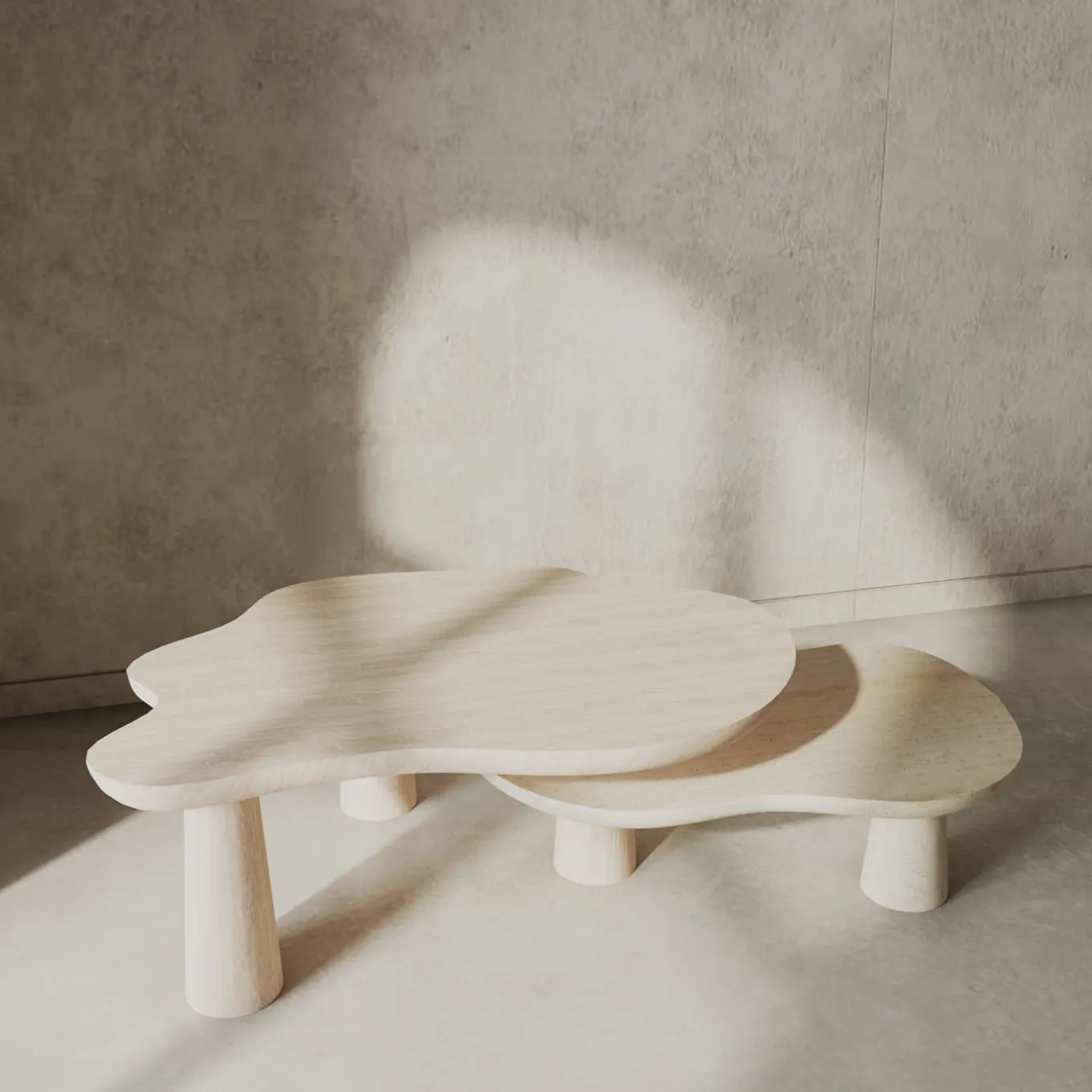 Tavolini da salotto in marmo Panarea