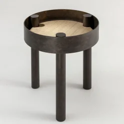 Tavolino alto rotondo Tray