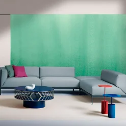 Tavolino basso blu da cocktail di Angeletti Ruzza