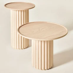 Tavolino Capitello in frassino naturale