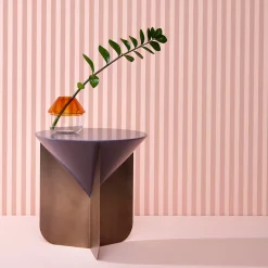 Tavolino Cone blu e grigio di Matteo Zorzenoni