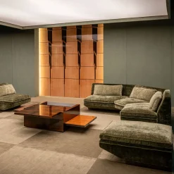 Tavolino Cubico in Legno Marrone