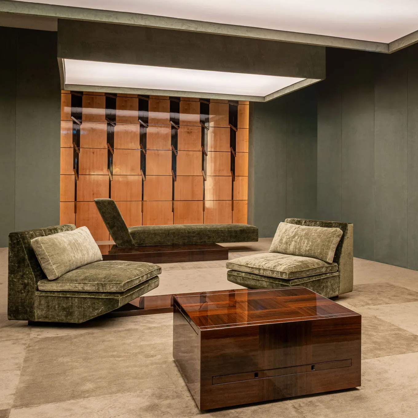 Tavolino Cubico in Legno Marrone "Arcano" di Storagemilano