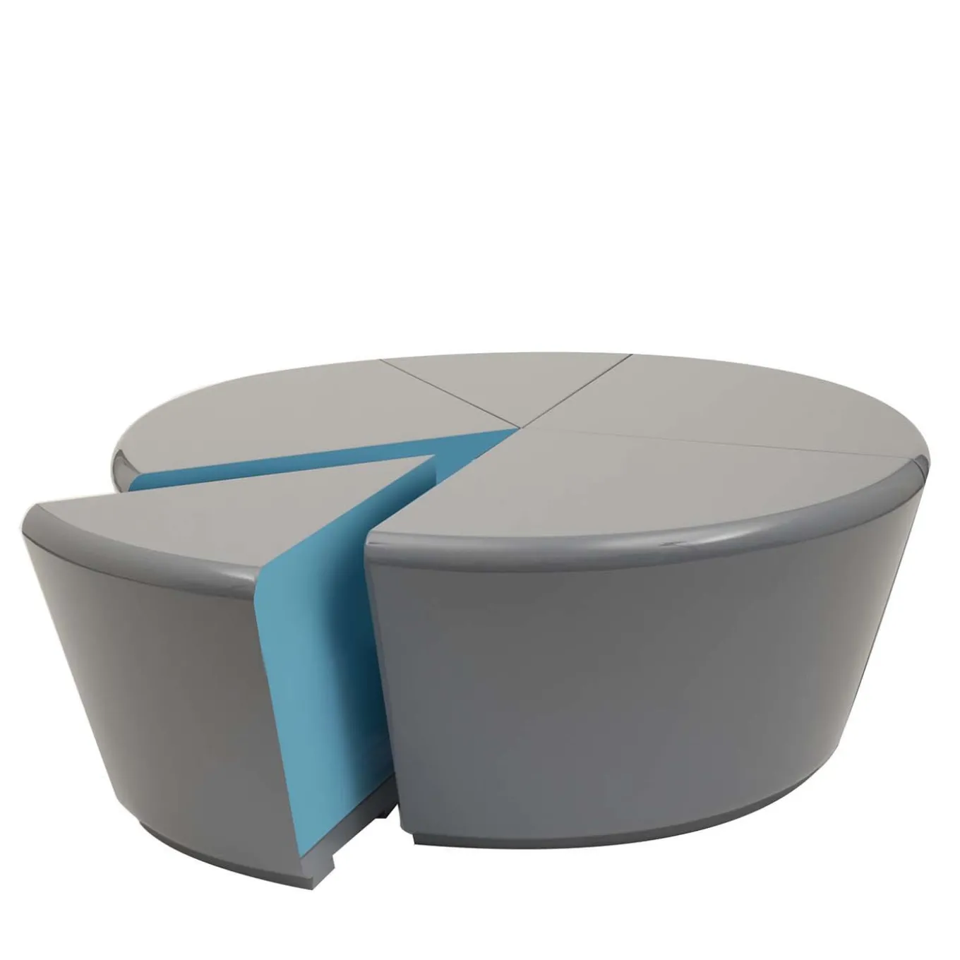 Tavolino da caffè 100% blu