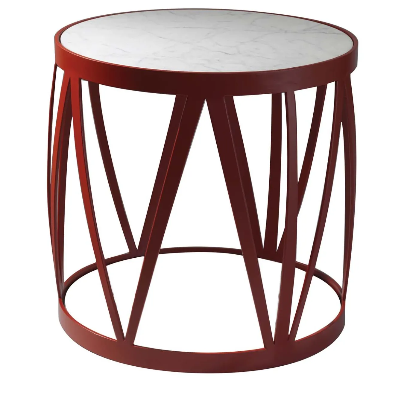 Tavolino da caffè per esterni Zig Zag in acciaio inox