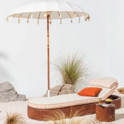 Tavolino da caffè per esterni rotondo Grissini in legno