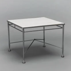 Tavolino da esterno Intreccio in acciaio inox