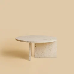 Tavolino Hashi Roman Travertino