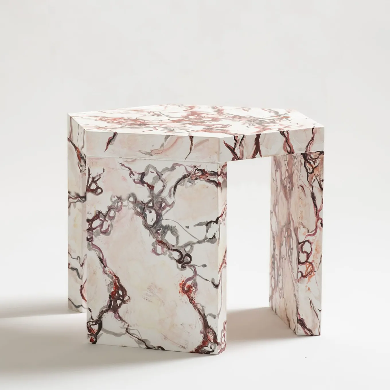 Tavolino in legno alato 35 di Antonio Saporito