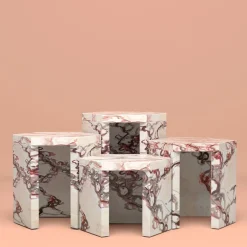 Tavolino in legno alato 35 di Antonio Saporito