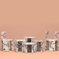 Tavolino in legno alato 35 di Antonio Saporito