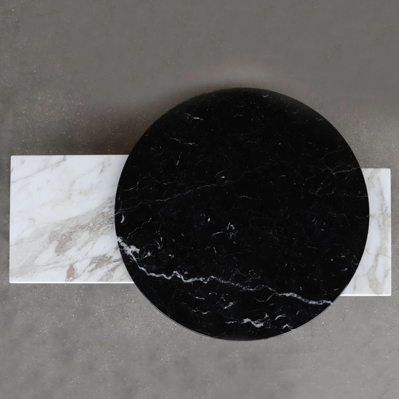 Tavolino in marmo Verde Alpi