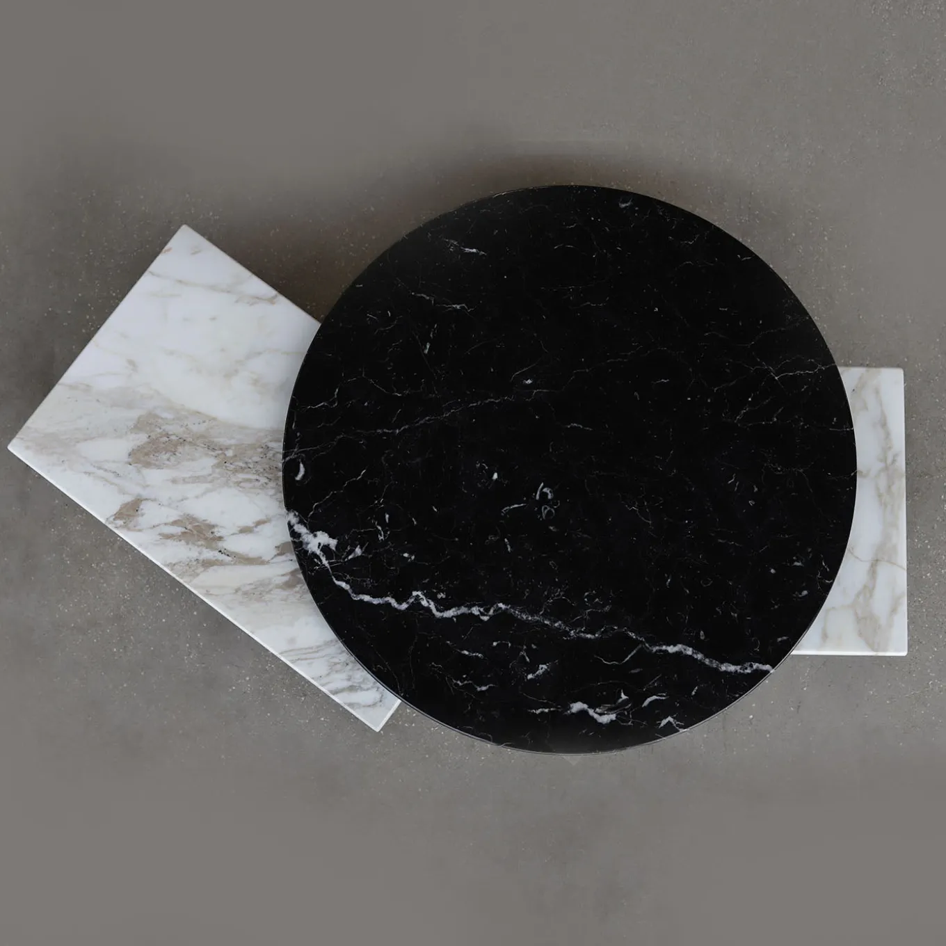 Tavolino in marmo Verde Alpi