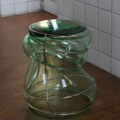 Tavolino in vetro di Murano Babà