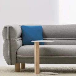 Tavolino Keisho bianco e naturale