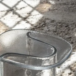 Tavolino Melt Basso in vetro di nendo